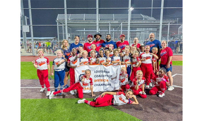 2024 8u Blue District and 8u Red Runner Up Champs